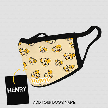 Personalized Dog Gift Idea - Small Big-Ear Dogs For Dog Lovers - Cloth Mask